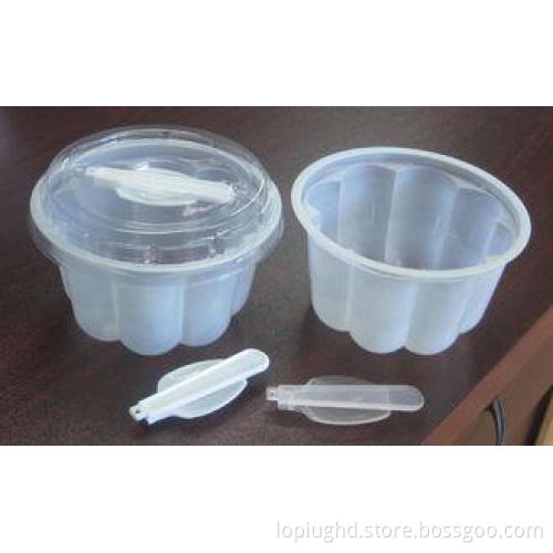 250ml Clear Dessert Disposable Ice Cream Cups For Salad 5.5